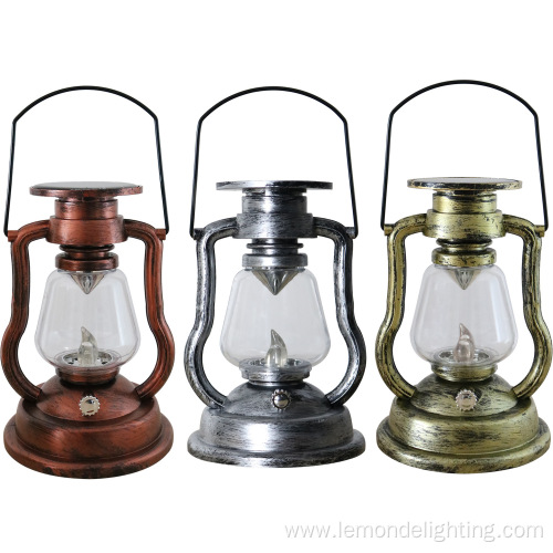 Landscape Garden Light Flame Candle Camping Lamp Lantern